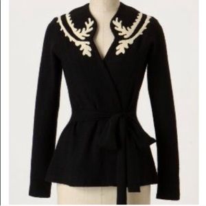 Anthropologie Sea Fan Cardigan